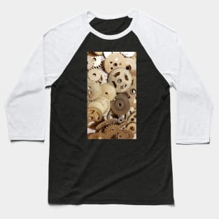 Steampunk, engineering, technology, time, clock, smart, mechanical, abstract, futuristic Baseball T-Shirt